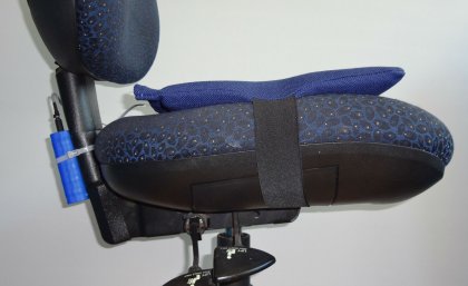 The sitting pad: Prompts workers to stand up. The sitting pad: Prompts workers to stand up.